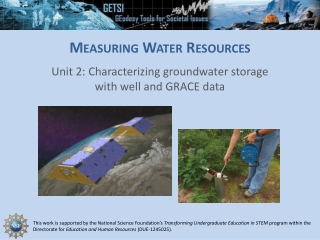 Measuring Water Resources