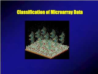 Classification of Microarray Data