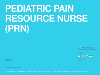 Pediatric Pain Resource Nurse (PRN)