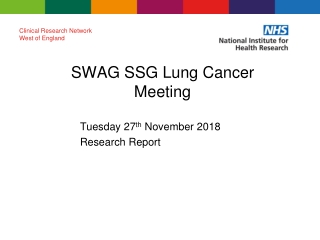 SWAG SSG Lung Cancer Meeting