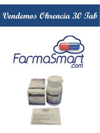 Vendemos Ohrencia 30 Tab