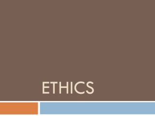 Ethics