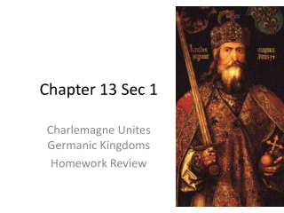 Chapter 13 Sec 1