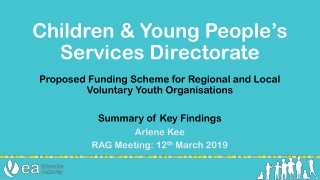 Children &amp; Young People’s Services Directorate