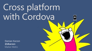 Cross platform with Cordova