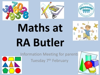 Maths at RA Butler