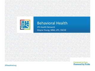 Behavioral Health