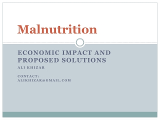 Malnutrition