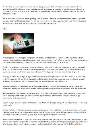 Credit Card Tips From People That Know Cost Greeting cards