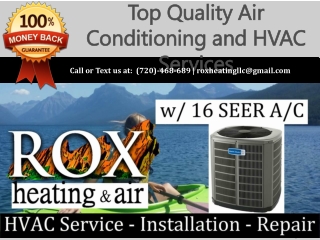Top Quality Air Conditioning and HVAC Services