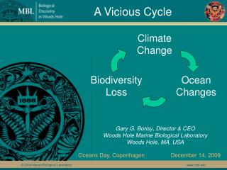 Gary G. Borisy, Director &amp; CEO Woods Hole Marine Biological Laboratory Woods Hole, MA, USA