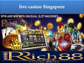 live casino Singapore