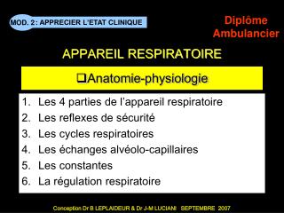 Anatomie-physiologie