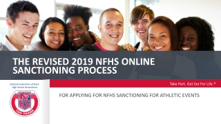 THE REVISED 2019 NFHS ONLINE SANCTIONING PROCESS