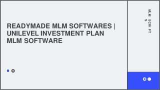 Unilevel Investment Plan MLM Software - Unilevel Investment Business Compensation Plan