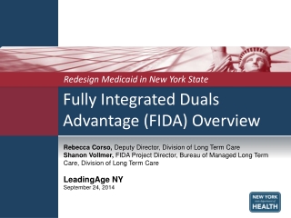 Fully Integrated Duals Advantage (FIDA) Overview
