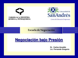 Negociación bajo Presión