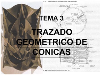 TEMA 3 TRAZADO GEOMETRICO DE CONICAS