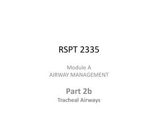 RSPT 2335