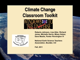 Climate Change Classroom Toolkit