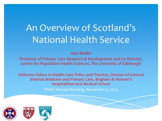 An Overview of Scotland’s National Health Service