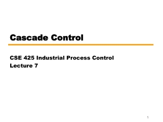 Cascade Control