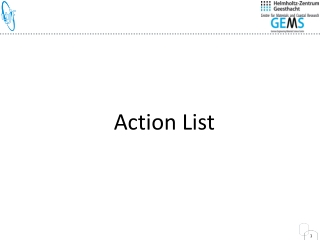 Action List