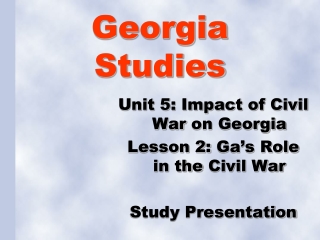 Georgia Studies