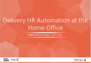 Delivery HR Automation at the Home Office