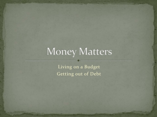 Money Matters