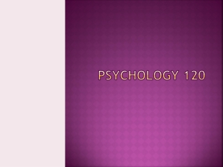 Psychology 120