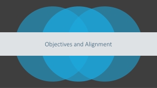 Objectives and Alignment