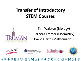 Transfer of Introductory STEM Courses