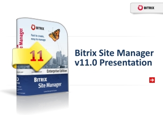 Bitrix Site Manager