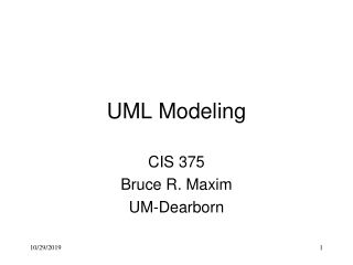 UML Modeling