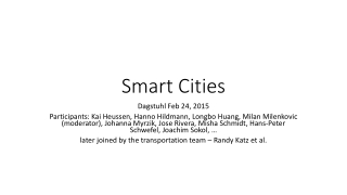 Smart Cities