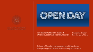 School of Foreign Languages and Literatures, Interpreting and Translation – Bologna Campus