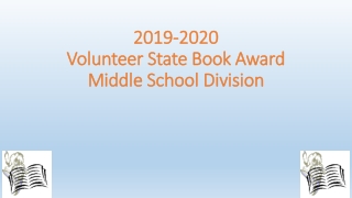 2019-2020 Volunteer State Book Award Middle School Division