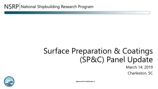 Surface Preparation &amp; Coatings (SP&amp;C) Panel Update