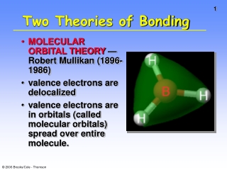 Two Theories of Bonding