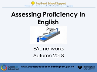 Assessing Proficiency In English