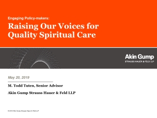 Raising Our Voices for Quality Spiritual Care