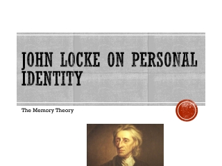John Locke on personal identity