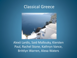 Classical Greece