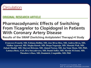 Francesco Franchi, MD, Fabiana Rollini, MD, Jose Rivas Rios, MD, Andrea Rivas, MD,