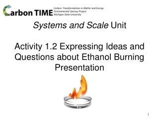 Carbon: Transformations in Matter and Energy