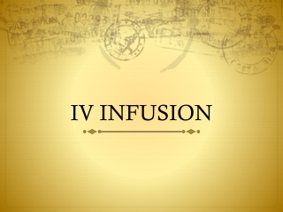 IV INFUSION