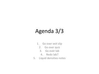 Agenda 3/3