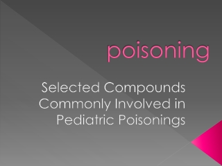 poisoning