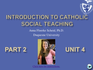 introduction to catholic social teaching